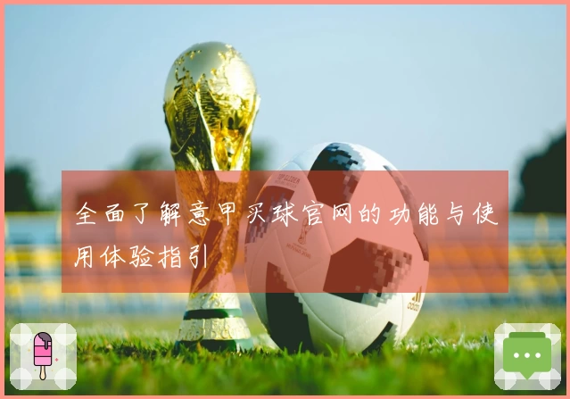 全面了解意甲买球官网的功能与使用体验指引